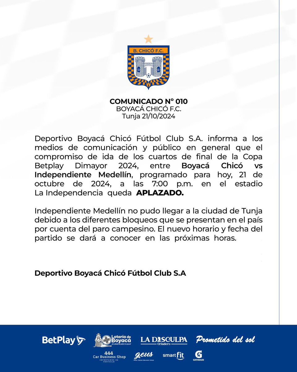 eldescocado92's tweet photo. @BCHICOFCOFICIAL Se les borró este comunicado? 😎😎😎 https://t.co/Y4seyPFn3F