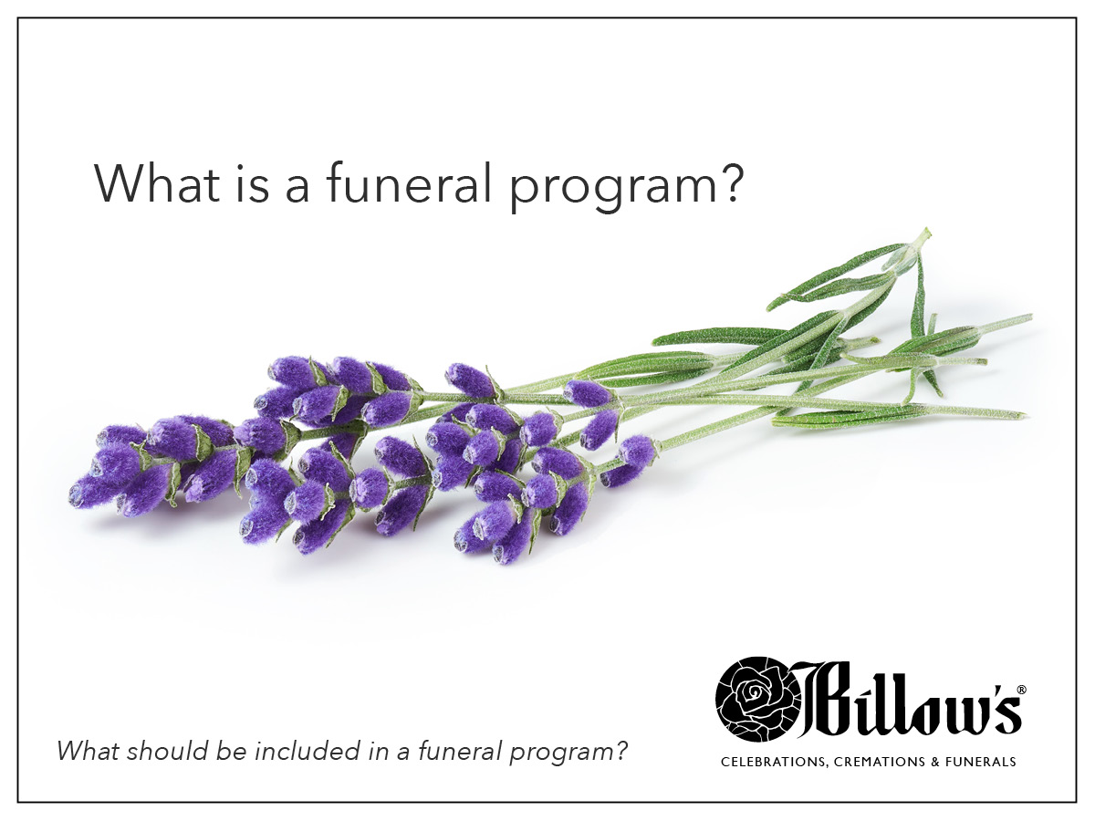 What is a funeral program? Read our new blog post to learn about what these mementos are and why we write them. hubs.li/Q02VX5DL0