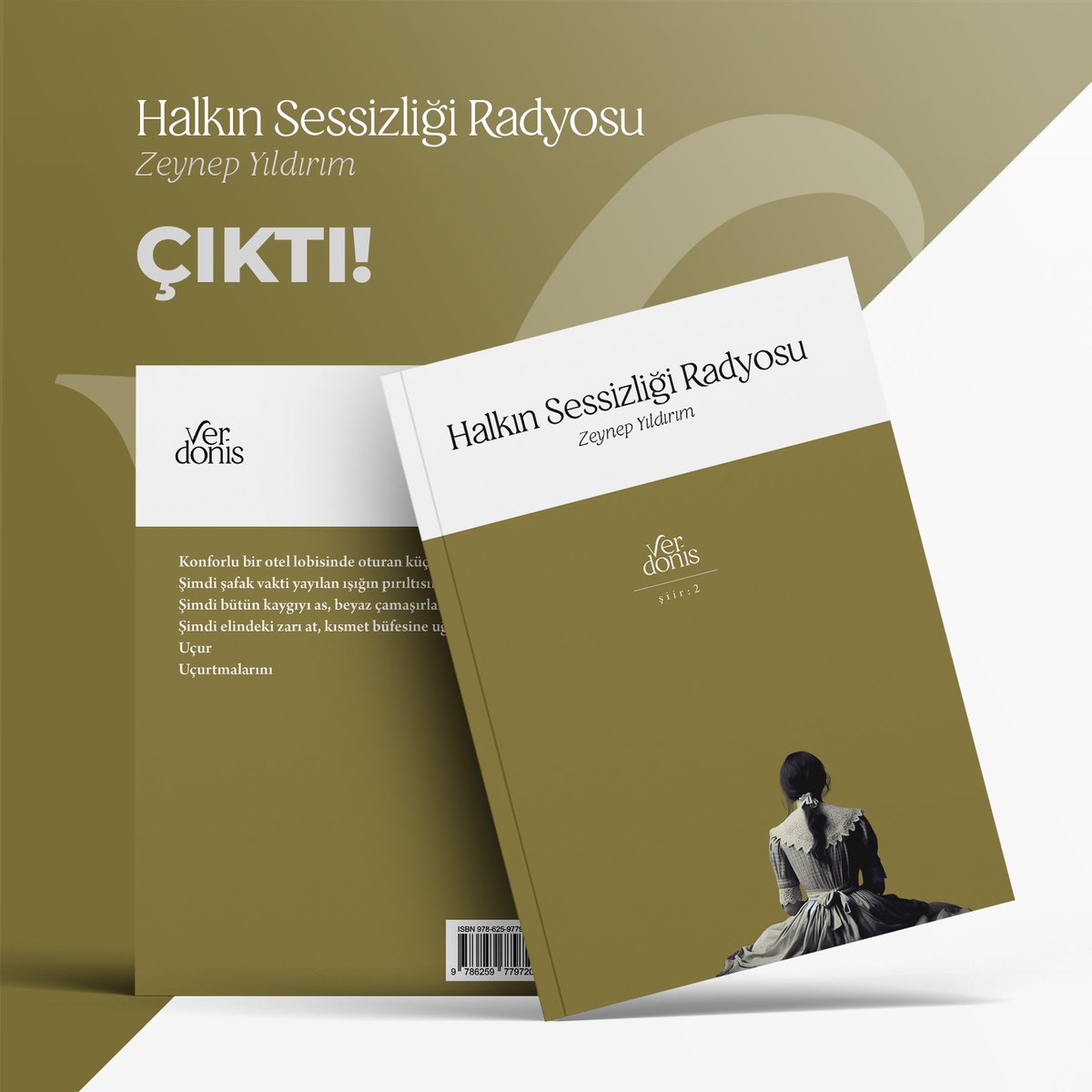 Zeynep Yıldırım’ın yeni şiir kitabı “Halkın Sessizliği Radyosu”, ÇIKTI! ✨

Temin etmek için:
kitapyurdu.com/kitap/halkin-s…