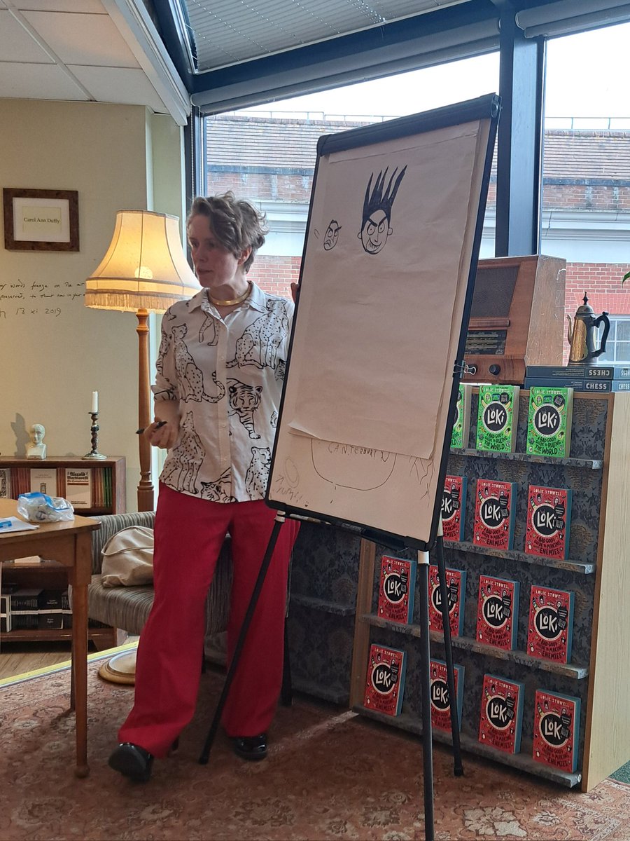 Emma Pullar (@emmastoryteller) on Twitter photo What a wonderful event today with the amazing <a href="/Louiestowell/">Louie Stowell</a>. The kids had the BEST time. There were 40+ on the top floor of my bookshop, all focused and engaged, and having an amazing time drawing comics. Thank you so much for visiting, Louie!. What a wonderful event today with the amazing <a href="/Louiestowell/">Louie Stowell</a>. The kids had the BEST time. There were 40+ on the top floor of my bookshop, all focused and engaged, and having an amazing time drawing comics. Thank you so much for visiting, Louie!.