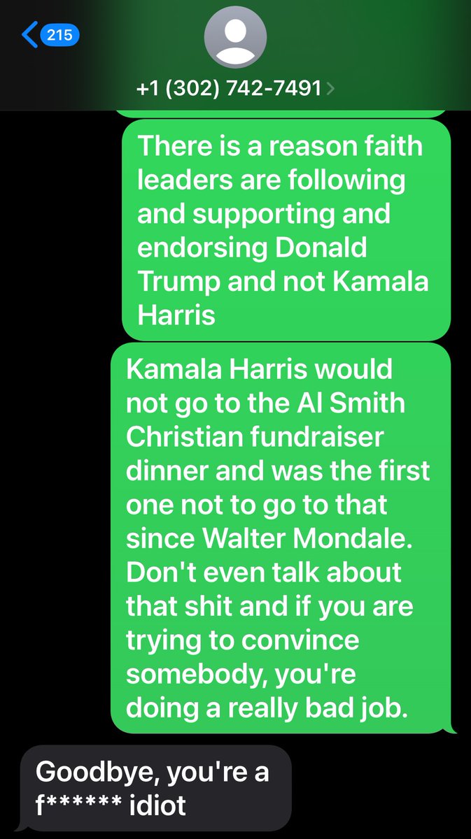 Grimillionaire's tweet photo. 🚨BREAKING🚨 DNC operatives in Michigan have leaked voter rolls and are texting and harrassing Trump supporters calling us Nazis (for supporting Israel?) and insulting Christians. #ElectionInterference #DemocratsCheating #MIElection2024 #Michigan MichiganState https://t.co/SFBC4WcruW