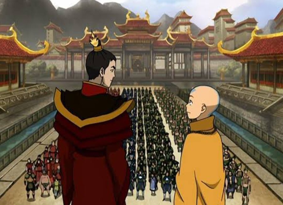 Not a movie but, ATLA
The big bad is defeated, but Aang is the last surviving member of a culture slaughtered to extinction.
Zuko, at 16, is the leader of an indoctrinated ppl, many of whom consider him a traitor. 
Katara &amp; Sokka have to rebuild their war torn society
