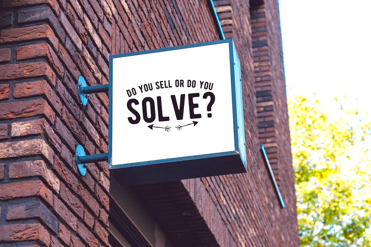 Which one do you do?
#sellorsolve