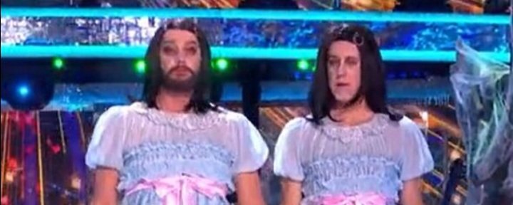 mindofagoof's tweet photo. Every time I'm seeing @CraigRevHorwood I can see him as @ConchitaWurst #bbcstrictly https://t.co/85j2A3oNGt