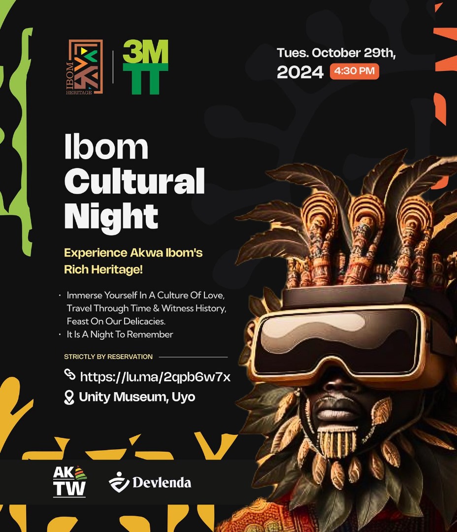 Abel Udoh (@mr_abeludoh) on Twitter photo A night to celebrate our roots and the tech-driven future!
Don't miss the cultural experience of <a href="/IbomTechWeek/">Akwa Ibom Tech Week</a> 2024.
Strictly by reservation
lu.ma/2qpb6w7x
#AkwaIbomTechWeek2024 #AKTW2024 #TechInnovation #FutureOfTech #InnovationLeaders #TechForGood #AkwaIbom A night to celebrate our roots and the tech-driven future!
Don't miss the cultural experience of <a href="/IbomTechWeek/">Akwa Ibom Tech Week</a> 2024.
Strictly by reservation
lu.ma/2qpb6w7x
#AkwaIbomTechWeek2024 #AKTW2024 #TechInnovation #FutureOfTech #InnovationLeaders #TechForGood #AkwaIbom