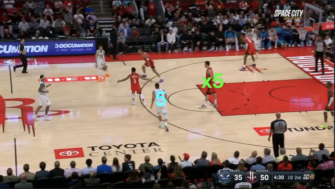 bowser2bowser's tweet photo. 5 Slot Evolution

Quin Snyder's year-old innovation is slowly spreading around the league, from the Celtics to the Jazz to the Hornets

...or how simply moving the center to the weakside slot forces defenses to rethink — or overthink — their typical rotations https://t.co/K6Zii6VPVq