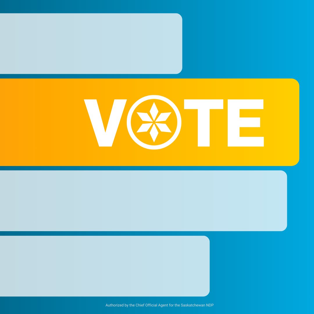Polls don’t vote - people do. 🗳️Vote! 
You can vote today until 7 and Monday is the last chance from 9am-8pm. #skpoli