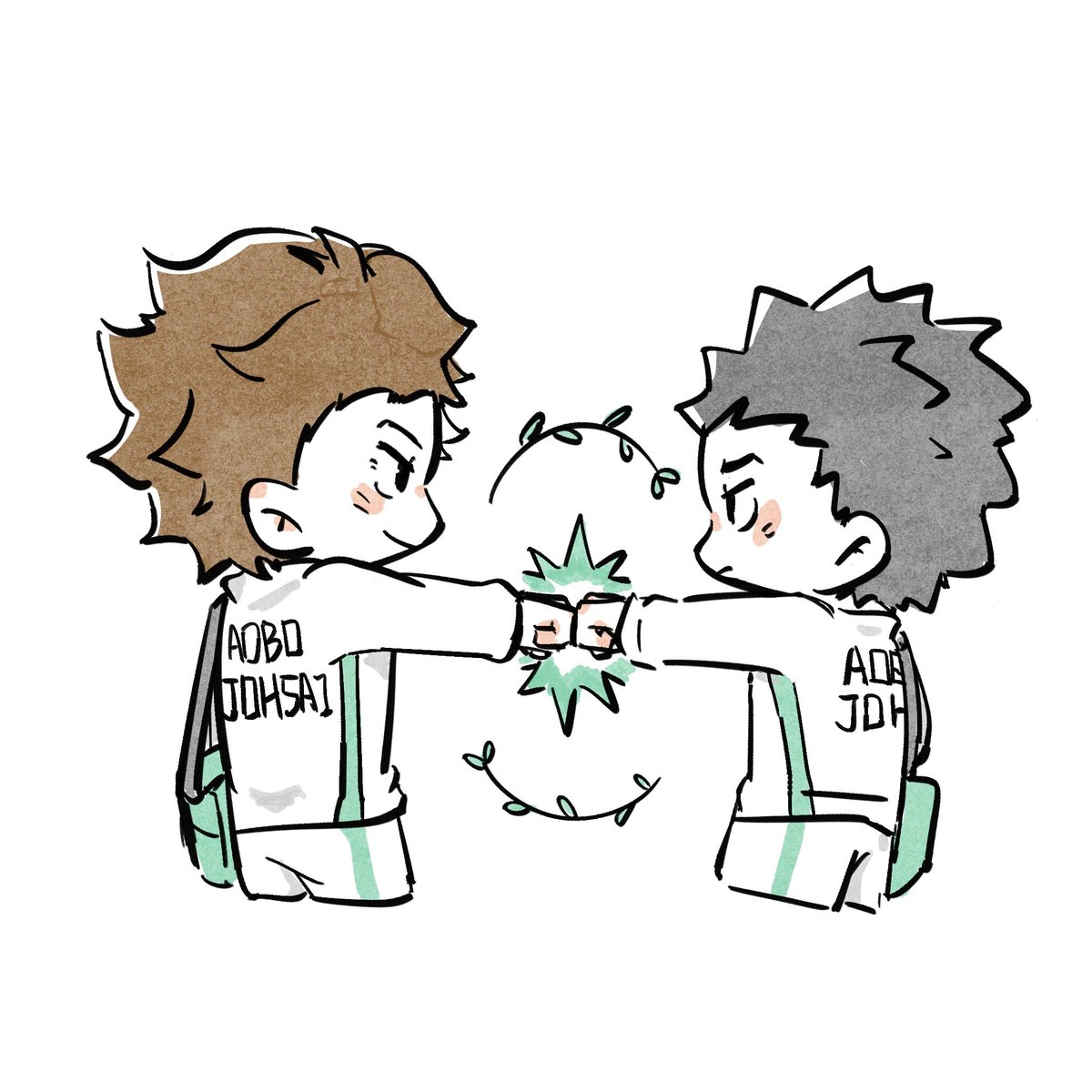 SquareX_7's tweet image. 🍀#及岩 #oiiwa