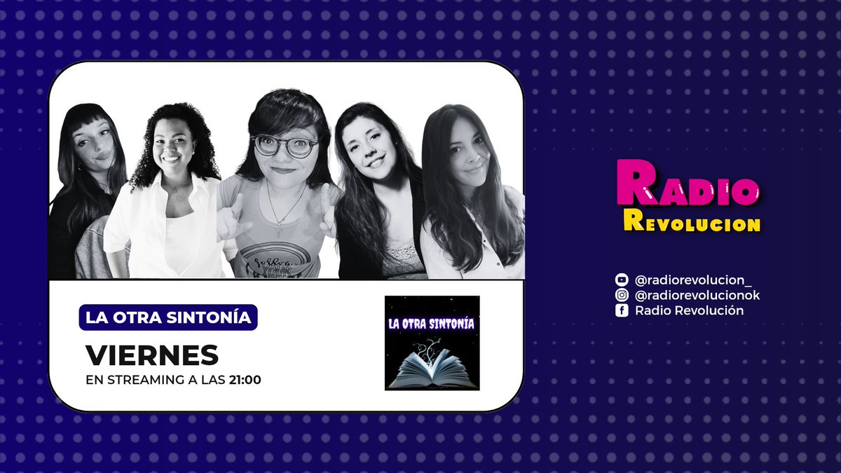 Revolucionera's tweet photo. ⭕️ ¡MIRA EL NUEVO PROGRAMA!

🦋 La muerte es transformación, súmate a LA OTRA SINTONIA, el programa perfecto para tu noche, sumate ya 😉

https://t.co/X7peMs1z1H

👉 Por RADIO REVOLUCIÓN 📲
Suscribite y activá la campanita! 🔔 

#radio #radiorevolucion #laotrasintonia https://t.co/ZeeLEe2d6a