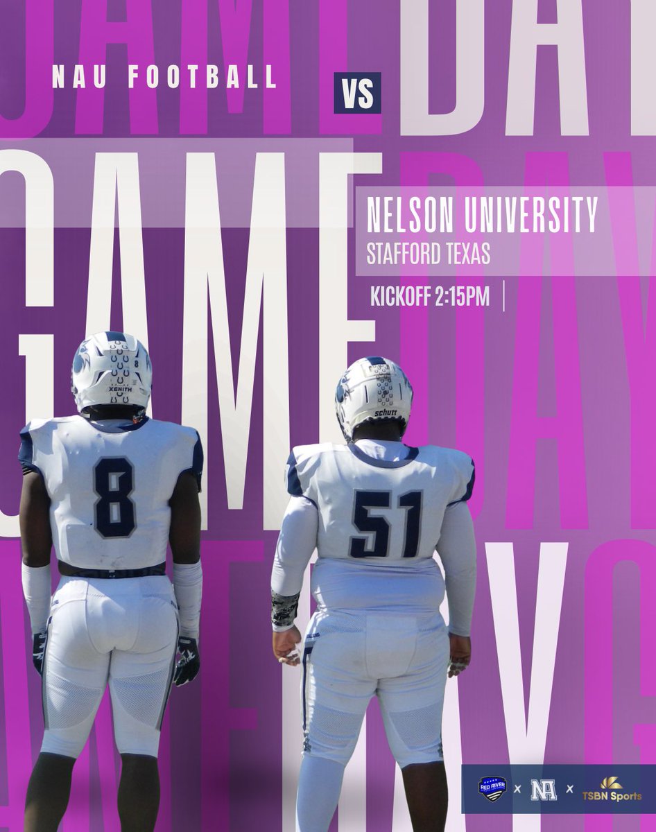 GAMEDAY 🚨 ALERT  #HOMECOMING
🆚 :  Nelson University 
📆 : 10/26/2024
⏰ : 2:15 PM
🏟️ : Stafford Stadium