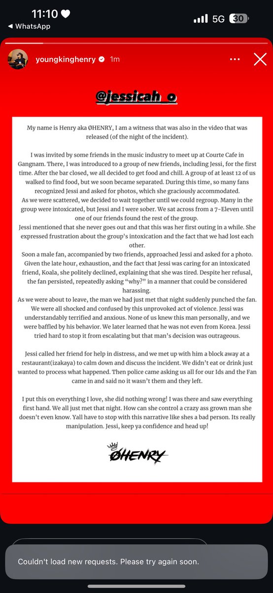 Finally a man who is man enough to tell the truth!he is one of the witnesses in that incident where Jessi hasnt done anything wrong but got all the hate..truth will always prevail!#justiceforjessi