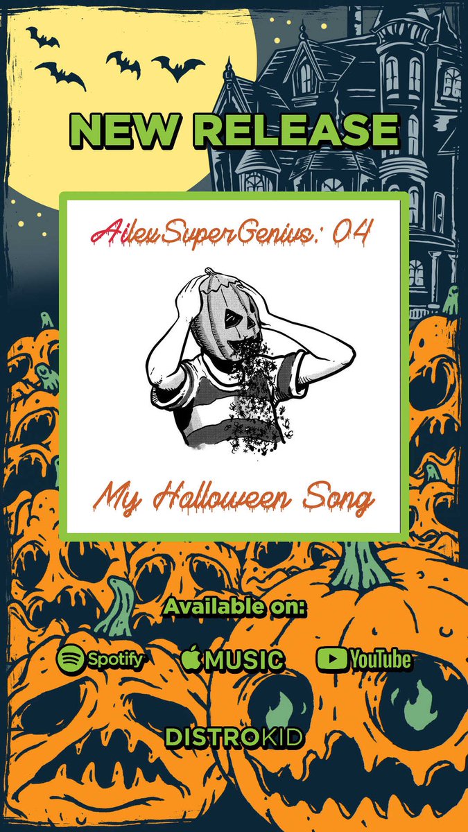 My spooooky new #Halloween song is available on #Spotify and most of your other music streaming platforms! 

open.spotify.com/album/0wk05fJJ…
