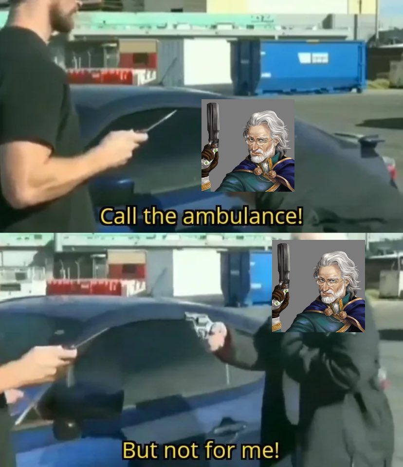 #CriticalRoleSpoilers 

Percy leaning into the old human man look but still rolling up to the enemy with a dex of 22 like