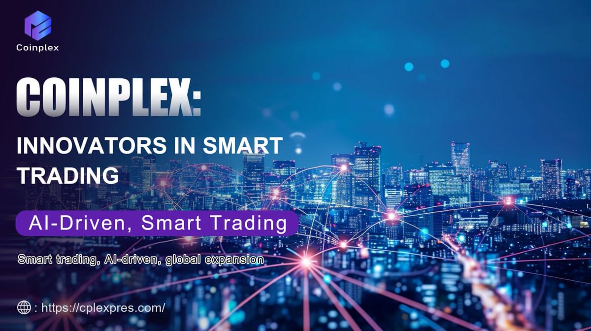 CoinPlex_'s tweet photo. Join CoinPlex for the future of quantitative trading! Our AI adapts in real-time, delivering precise trades and smart risk management. Expanding globally to offer world-class trading services. #QuantTrading #AI #CoinPlex https://t.co/k03N1q7szi