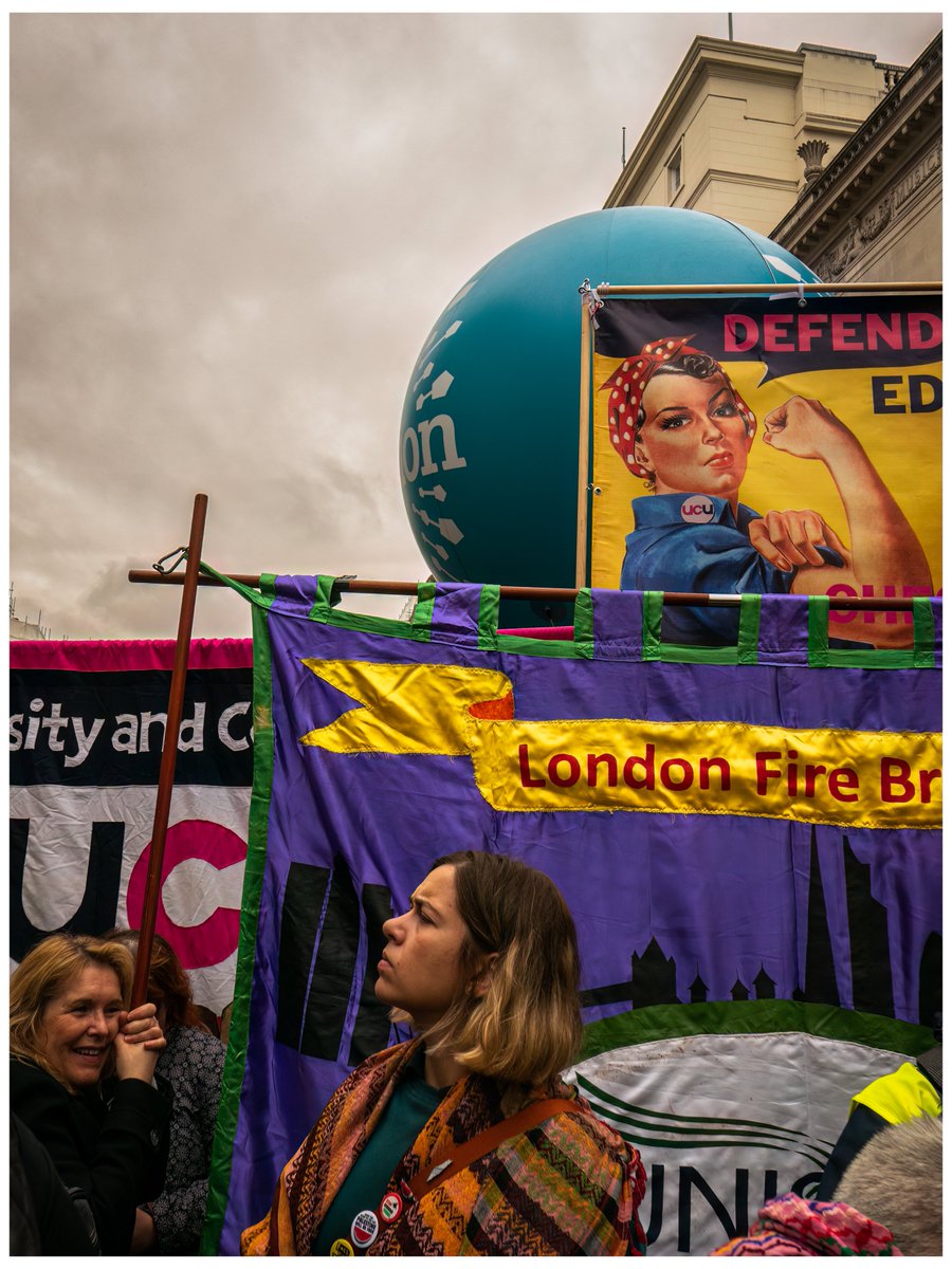 The Trade Union movement turned out today on <a href="/AntiRacismDay/">Stand Up To Racism</a> demo. We have made our intentions clear: We will challenge every attempt by the far right to divide us - Refugees are welcome here! <a href="/tuc/">tuc</a> <a href="/ucu/">UCU</a>