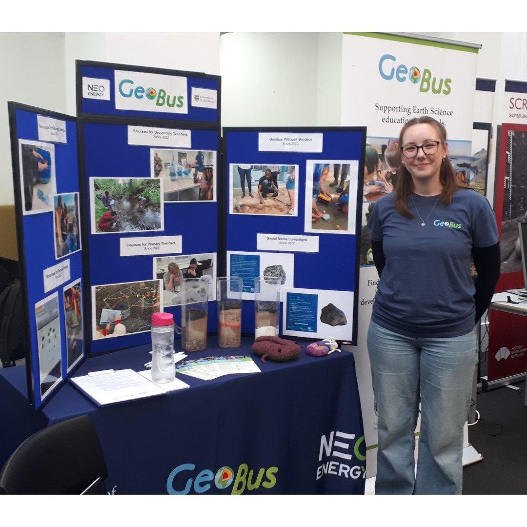 We’re delighted to welcome Morgan Wellings to the team as our new GeoBus Education Assistant. As a bonus for her first week, we’ve been to the wonderful <a href="/SAGTeach/">SAGTeach</a>  conference to meet great geography teachers from across Scotland.