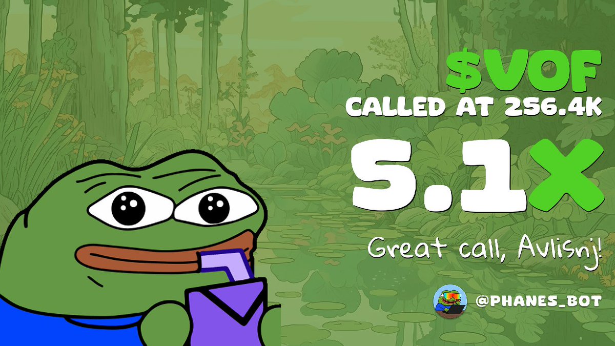 Goku_alphacalls's tweet image. $VOF Hit 1.3M

Called in my private lounge by member @ 256K

5️⃣.1️⃣x from call 🔥🔥

39mp4M95uDVfRjzmiKxfjvcyviGsEUbBxqpUTPUupump

#VOF #SOL #Solana