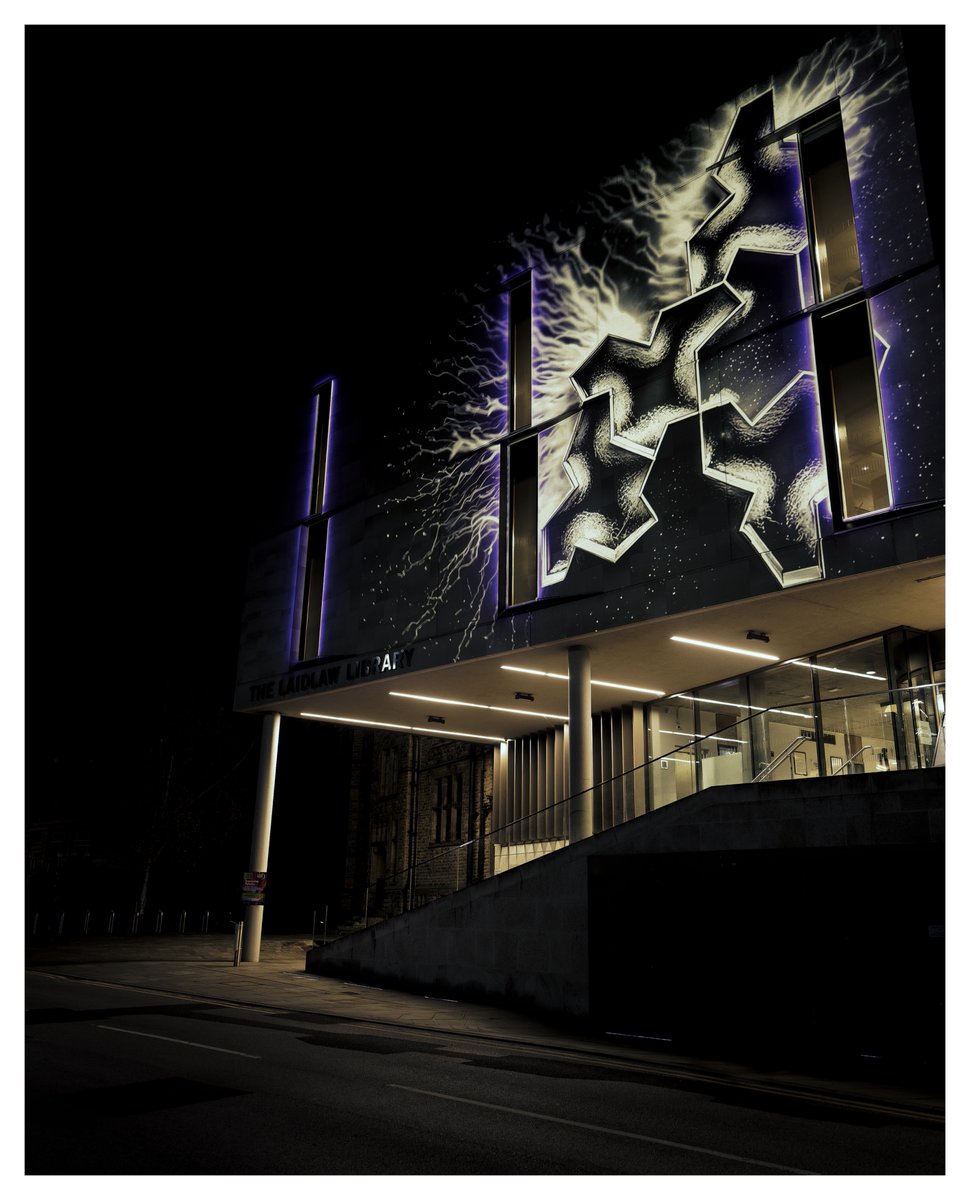 CrossPhotogr1's tweet photo. Impossible Patterns, light installation, Laidlaw Library, University Of Leeds, Leeds Light Night 2024 #leeds #leedslightnight #night #nightphotography #streetphotography #sonyalpha #sigma #leedsuniversity #universityofleeds #impossiblepatterns #lightinstallation #art https://t.co/yt13YW4uH1
