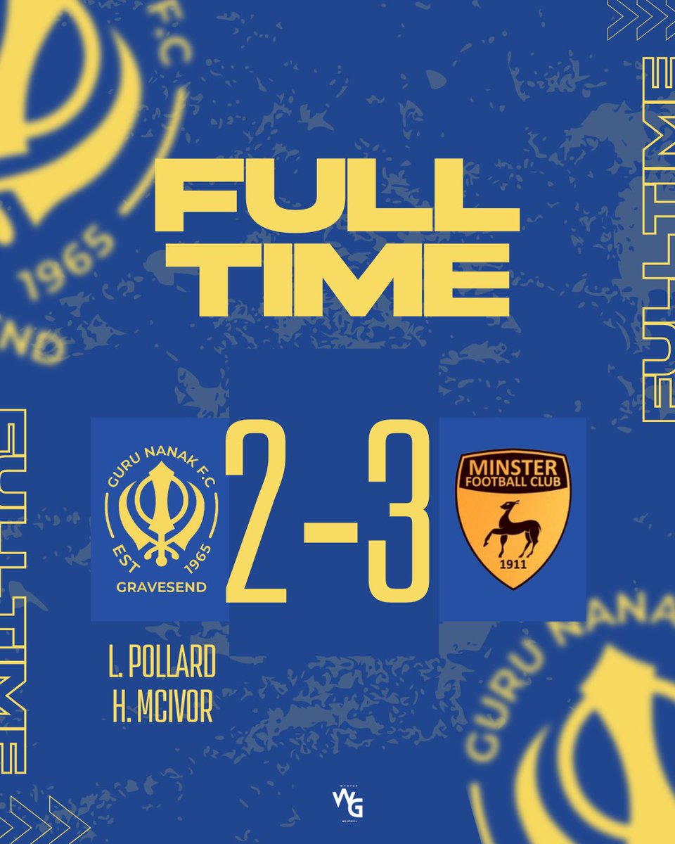 FULL TIME ⏳

2-3 loss today against Minster FC. 

With an unnecessary penalty and apparently 2 yellow cards don’t result in a red and sending off today. 

We move to next week with hopes with have an official who knows the rules..

L. Pollard ⚽️
H. Mcivor ⚽️