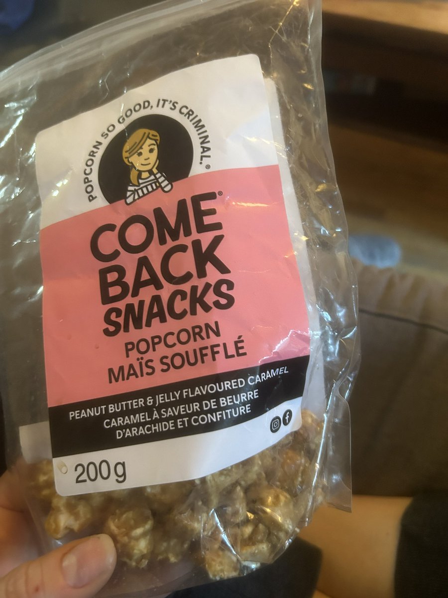 Else Marie Knudsen (@elsebelle) on Twitter photo It was so great to hear Emily’s <a href="/comebacksnacks/">Comeback Snacks</a> story in person at the Beyond the Charge symposium yesterday.
And her popcorn is so yummy!! (guessing this isn’t meant to be a single serving package, but it sure was at my house) It was so great to hear Emily’s <a href="/comebacksnacks/">Comeback Snacks</a> story in person at the Beyond the Charge symposium yesterday.
And her popcorn is so yummy!! (guessing this isn’t meant to be a single serving package, but it sure was at my house)