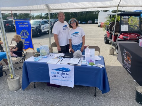 Jaros &amp; Taylor working at Oktoberfest to clean up Florida’s waterways to keep our economy and health strong!!! <a href="/FL_RTCW/">FloridaRighttoCleanWater.org</a>