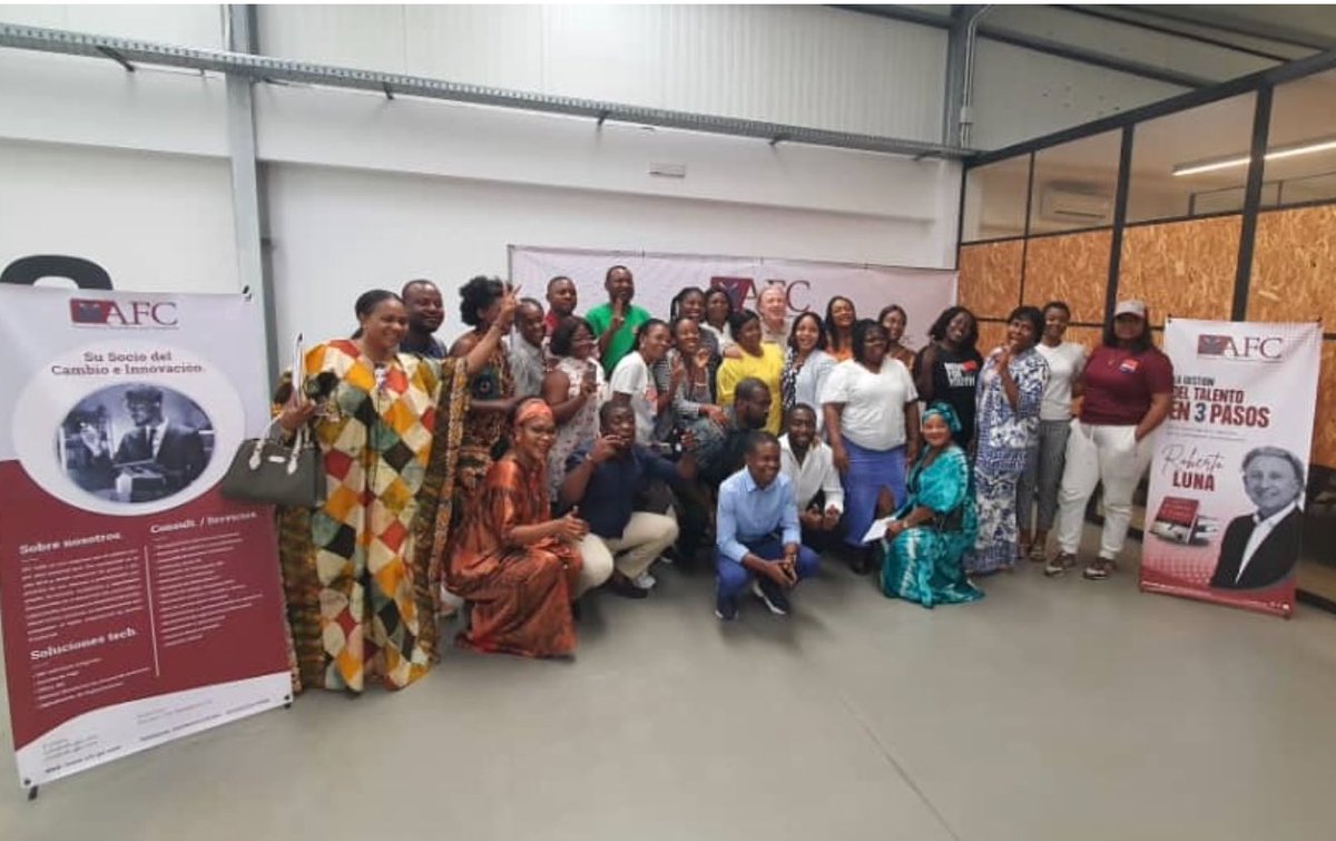Gracias mil a todos los directivos y mandos que han compartidos sus experiencias de #liderazgo conmigo y donde tanto hemos disfrutado del aprendizaje sobre #talento #rrhh #coaching #empatia #equipos 
Gracias a Jeronimo MBA OYONO NGUEMA  y su gran equipo de AFC