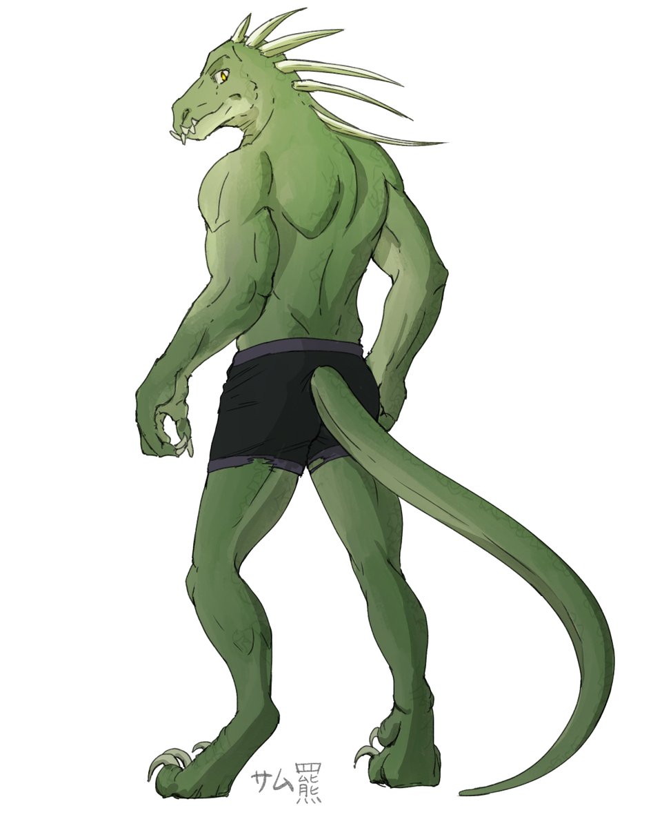 SamHiguma's tweet image. #weretober2024 day 26 - Dinosaur