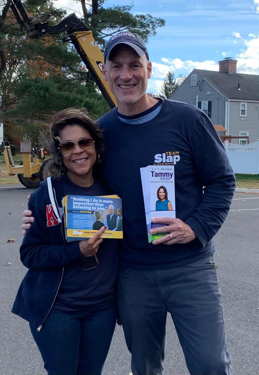I had a great time with <a href="/SlapForSenate/">SlapForSenate2020</a>, talking with constituents and reminding them to make their voices heard this election! #EveryVoteCounts #RowA #TeamTammy #CTpolitics