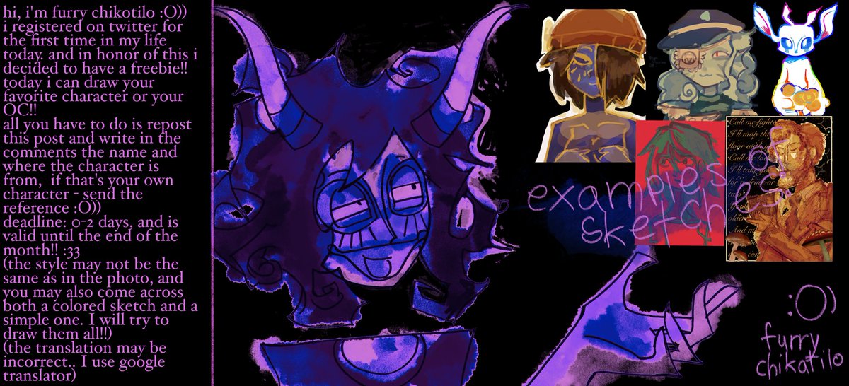 furry_chikatilo's tweet photo. sorry I didn't write here, there is a limit :D
#freearts #homestuck #new #Ukraine #gamzeemakara https://t.co/g9qqqpsIpY
