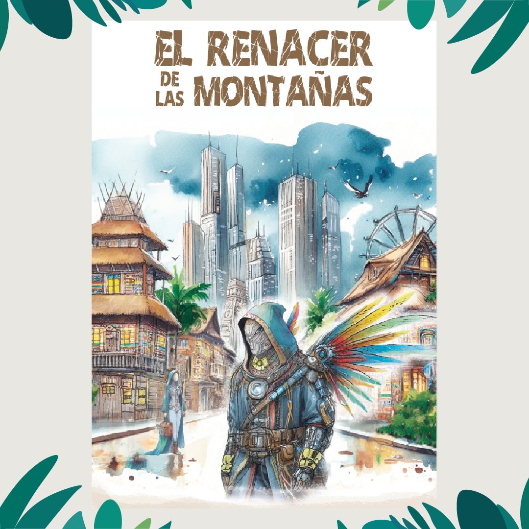DesignlinaArr's tweet photo. Ilustración para una portada de una historia ficticia que trata de una futura Bogotá que por ciertas circunstancias se fue mezclando con la cultura indígena.
#portada #historia #fiction #future #bogota #mezcla #culturaindígena #ilustracion #illustration #diseño #design https://t.co/DQdozcvYVv