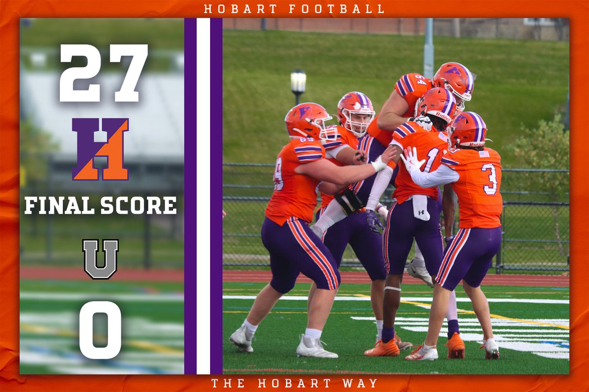 Final Score from Boswell Field
#TheHobartWay #Team130