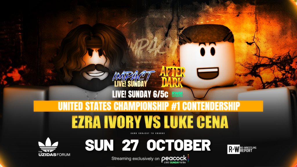 Tomorrow night, Sunday Night iMPACT: After Dark, Ezra Ivory steps into the ring against Luke Cena in a high-stakes battle for the United States Championship #1 Contendership! 🇺🇸🔥

This is just one of many huge Contendership matches on the road to the title! Who’s your pick? 👊