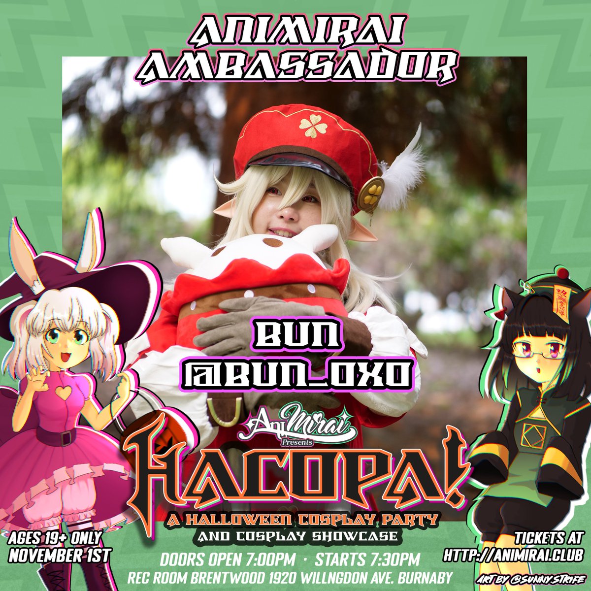 animiraiclub's tweet photo. Looking for more reasons to come out to HACOPA? Well, you're in luck - we are honored to feature our lovely AniMirai ambassadors who are as passionate as us about anikura and anime/idol music! We hope you catch them while you're there 😁 Part 2 of our Ambassadors https://t.co/6qKYZ3AeZs