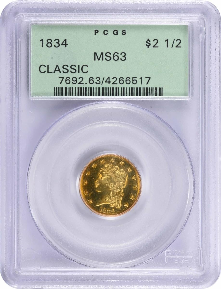 StelletDeals's tweet photo. Add a classic to your collection! ๐ This 1834 P $2.50 Gold Classic Head is graded PCGS MS63, showcasing its stunning quality and craftsmanship. ๐ฐโจ https://t.co/SLtRY19X5x
#GoldCoin #ClassicHead #PCGS #CoinCollecting #Investment #earlyamericancoins, #silverdollars, https://t.co/6rOjL8LOMx
