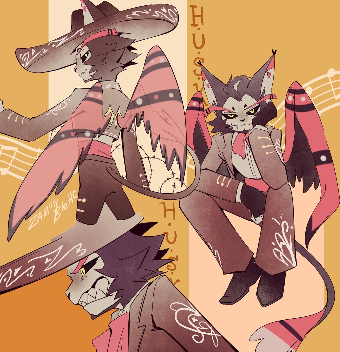 Les traigo de comer 

#huskhazbinhotel