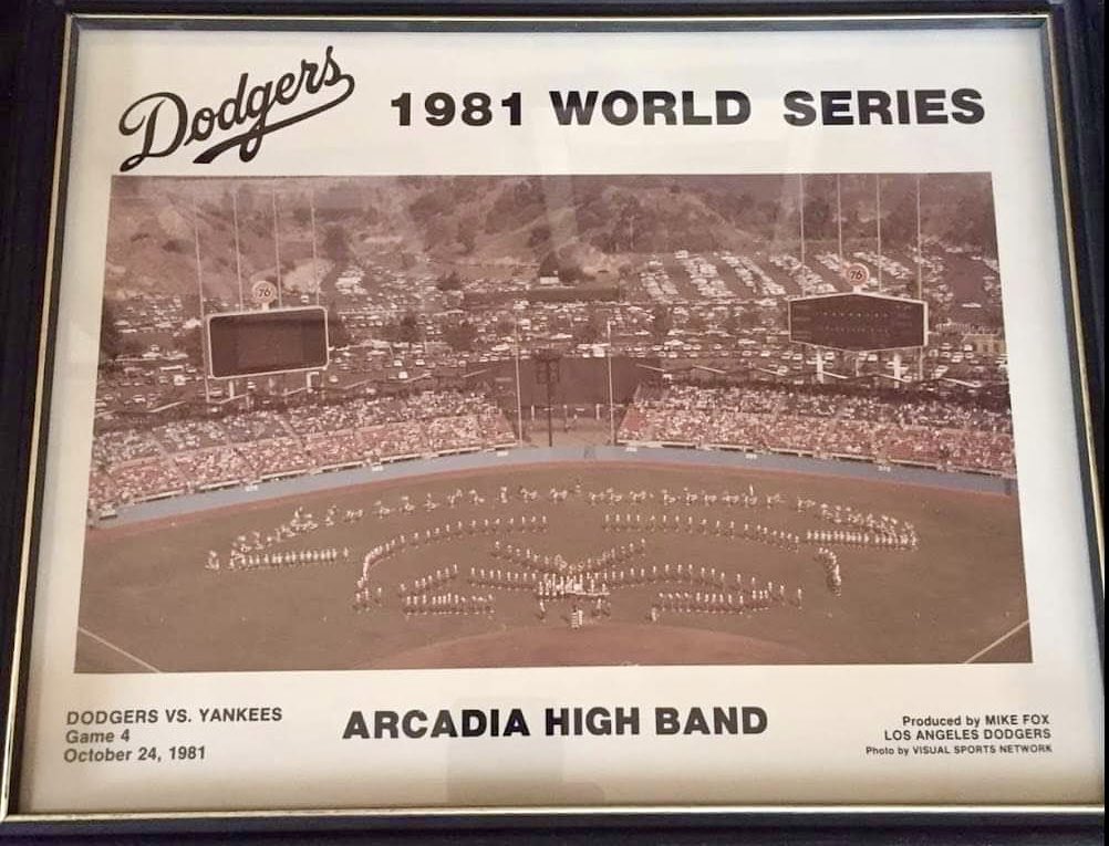 ArcadiaUnified's tweet photo. 🎶💙⚾️What do Ice Cube and the Arcadia High Marching Band have in common??? Both performed before a World Series game at Dodger Stadium. 
The Arcadia High School Marching Band performed at Game 4 of the 1981 World Series on Oct 24, 1981. The Apaches proved to be good luck at Dodger Stadium that day as the Boys in Blue beat the Yankees 8-7 to tie the series at 2. L.A. won the next two games and won that historic Fall Classic. Besides being historic for our Apaches, it’s still the only World Series in which three players, Ron Cey, Pedro Guerrero, and Steve Yager, all won the Most Valuable Player (MVP) Award. 
Let’s go Dodgers! 💙⚾️💙⚾️🥳