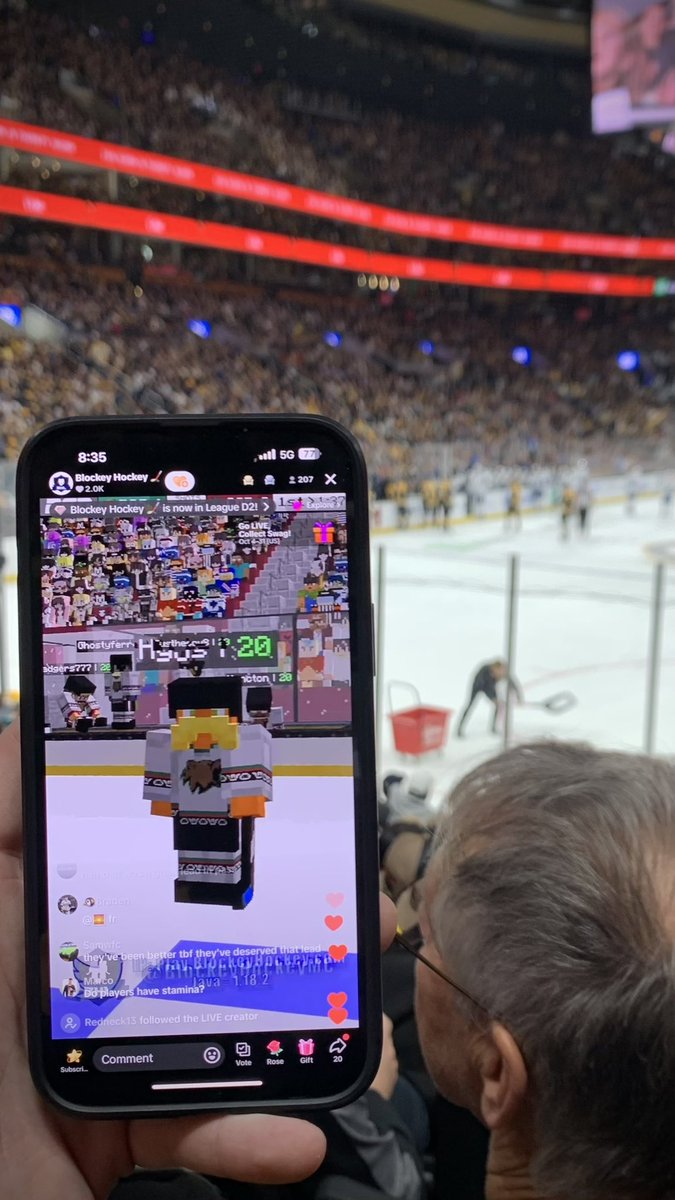 Minecraft hockey>>> “real” hockey