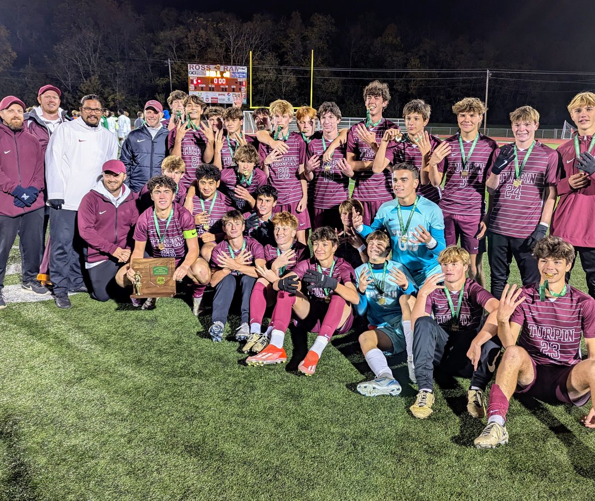 Boys Soccer, DISTRICT CHAMPS!! On to the Sweet 16! #WeAreTurpin