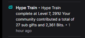 RyokuDuo's tweet photo. Today's stream was absolutely amazing. Thank you to everyone that showed up. Today I had my first ever hype train since I started streaming and a level 7 at that! I appreciate everyones support no matter what kind it is. And a huge thank you to https://t.co/JTzVr6FqAJ