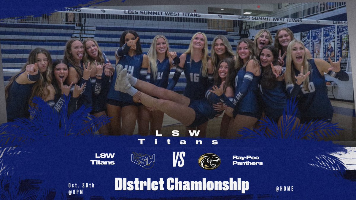 VOLLEYBALL DISTRICT CHAMPIONSHIP
WHEN: Tuesday, October 29th
WHERE: Home
TIME: 6:00 PM
Vs. Ray-Pec