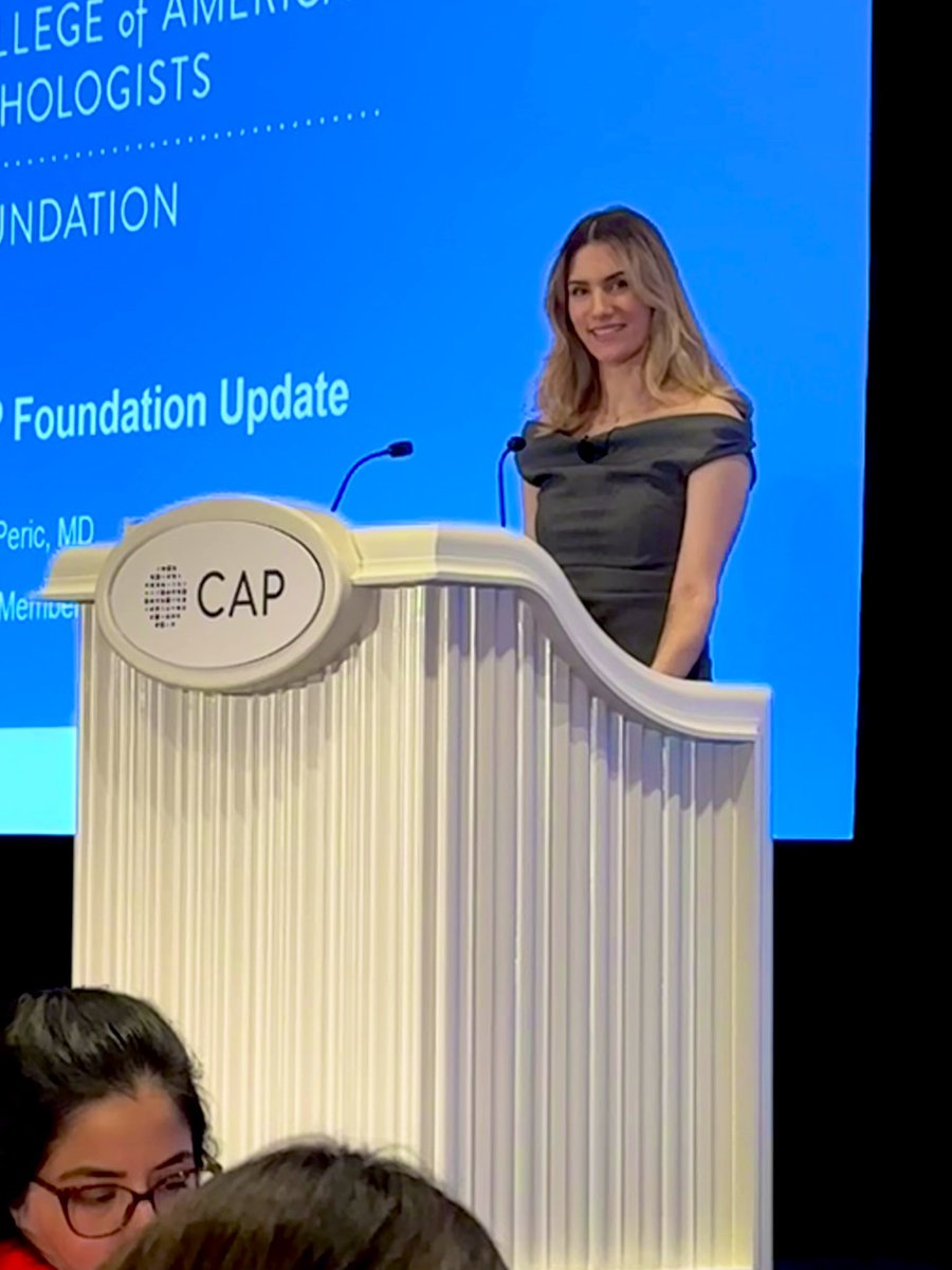 It was a pleasure to be selected to present the <a href="/CAPFndn/">CAP Foundation</a> update as the Junior Director! <a href="/Pathologists/">CAPathologists</a> #pathology #CAP #CAP24 #LasVegas