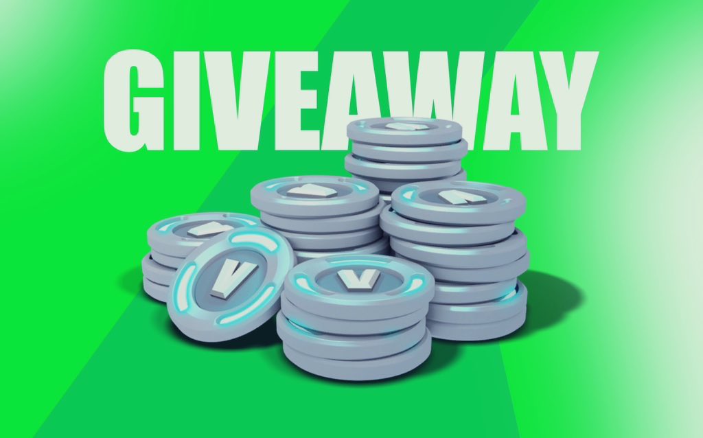 GIVEAWAY

1,000 V-Bucks gift • x1 winner

RT &amp; Follow me and <a href="/realorbitfn/">orbit 💫</a> 

Ends in 3 days
#Fortnite #Vbucks #Giveaway