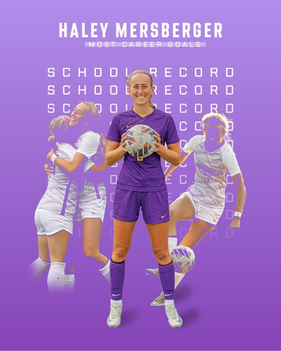 UNW_AD's tweet photo. Congrats Haley! Number 1 in the history of soccer at UNW. Well done! https://t.co/2INUAc3TvA