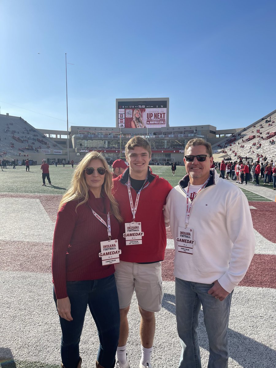 OwenEdlen90's tweet photo. I took an awesome game day visit to @IndianaFootball today! 
@Blake_Littman @MattWilsonDPP @coach_buddha @jamiestento @CCignettiIU https://t.co/yi9WjU7UaO