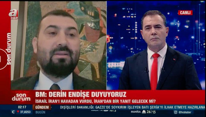 İsrail'in #İran'a yönelik saldırısı ve #Türkiye'nin bölgeye yönelik dış politikasını <a href="/ahaber/">A Haber</a> #SonDurum programında değerlendirdim...<a href="/sakaakademi/">SAKA</a>