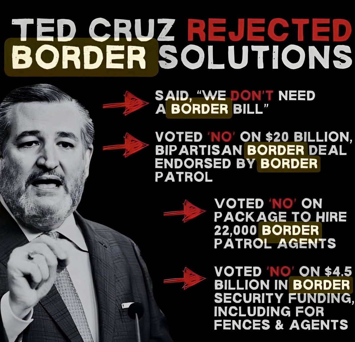 ZemanLynnZ's tweet photo. @tedcruz #Texas #FireTedCruz
You lie.
You cheat.
You only create problems. https://t.co/iyh2t7FDb6
