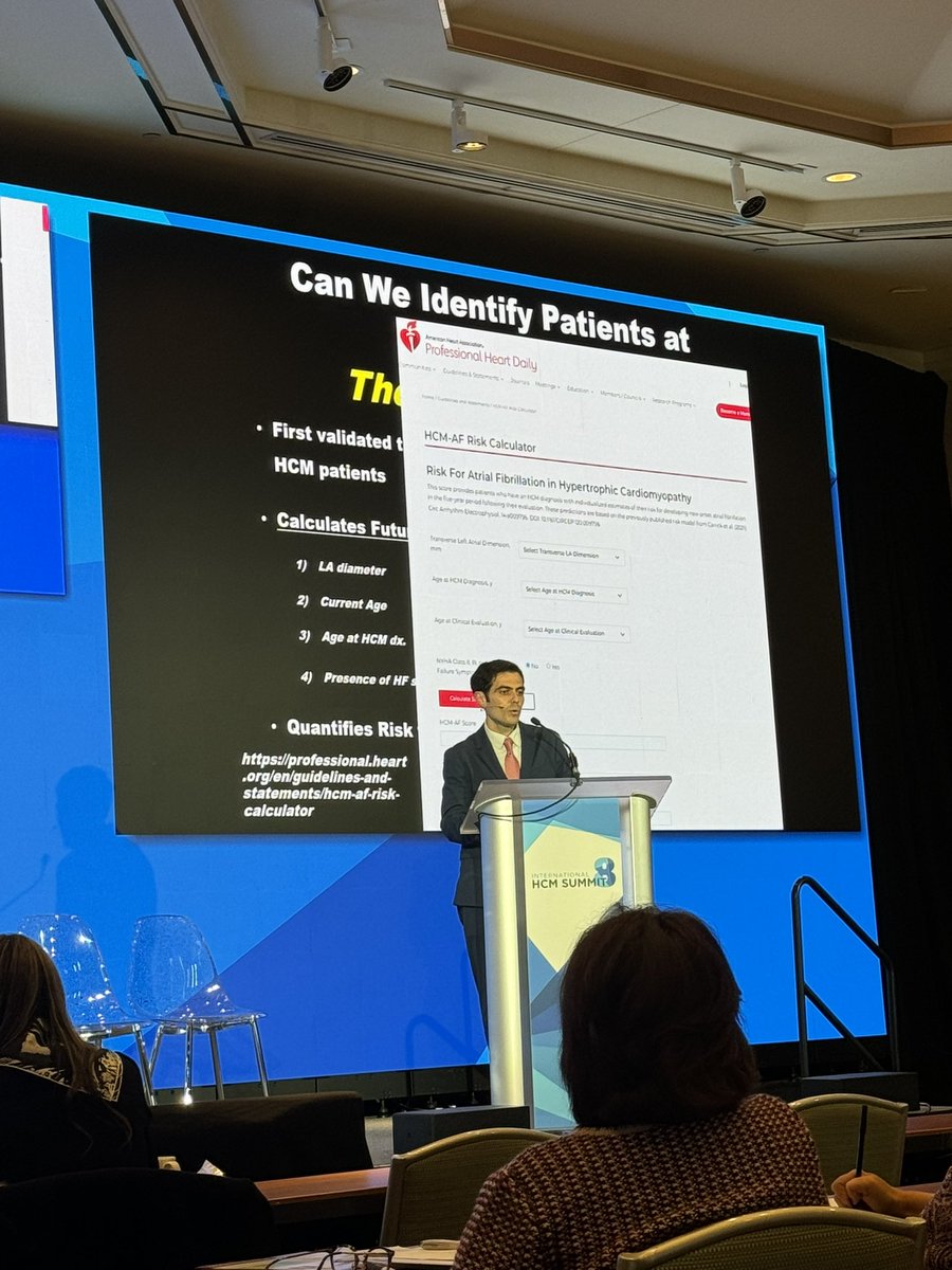 🔥Fantastic session on Atrial Fibrillation ⚡️in HCM by <a href="/EthanRowin/">Ethan Rowin</a>🔥

#HCMSummit8 <a href="/HCMSummit/">International HCM Summit 9</a> <a href="/CardioNerds/">CardioNerds</a>