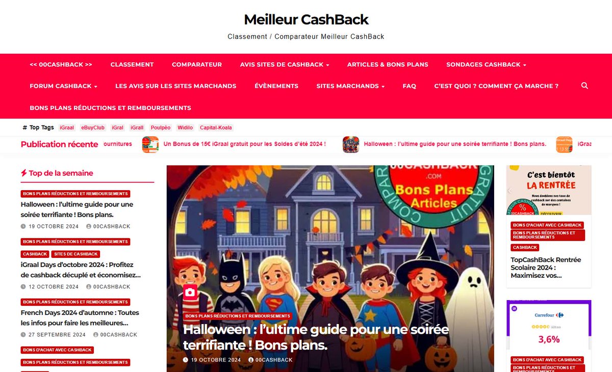 avis_internet's tweet photo. 🚨 Nouveau site !
Classement / Comparateur Meilleur CashBack, vient d'être référencé sur Avis Site Internet. N'hésitez pas à donner votre avis 😉
https://t.co/LmyEJc9iNq https://t.co/NqiaL2k77I