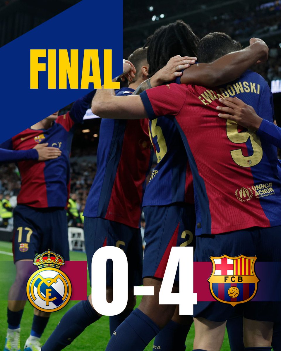 LaTdT's tweet photo. 🥳 FINAL DEL PARTIT | VICTÒRIA DEL BARÇA          

El Barça ha guanyat al Bernabéu en una setmana on posàvem a prova l'equip! I resulta que els nens, amb els veterans, li claven 4 gols al Bayern i van al Bernabéu com si fos el pati i en claven 4 més!

https://t.co/XtF0Dduloo https://t.co/fHXrls3hPE