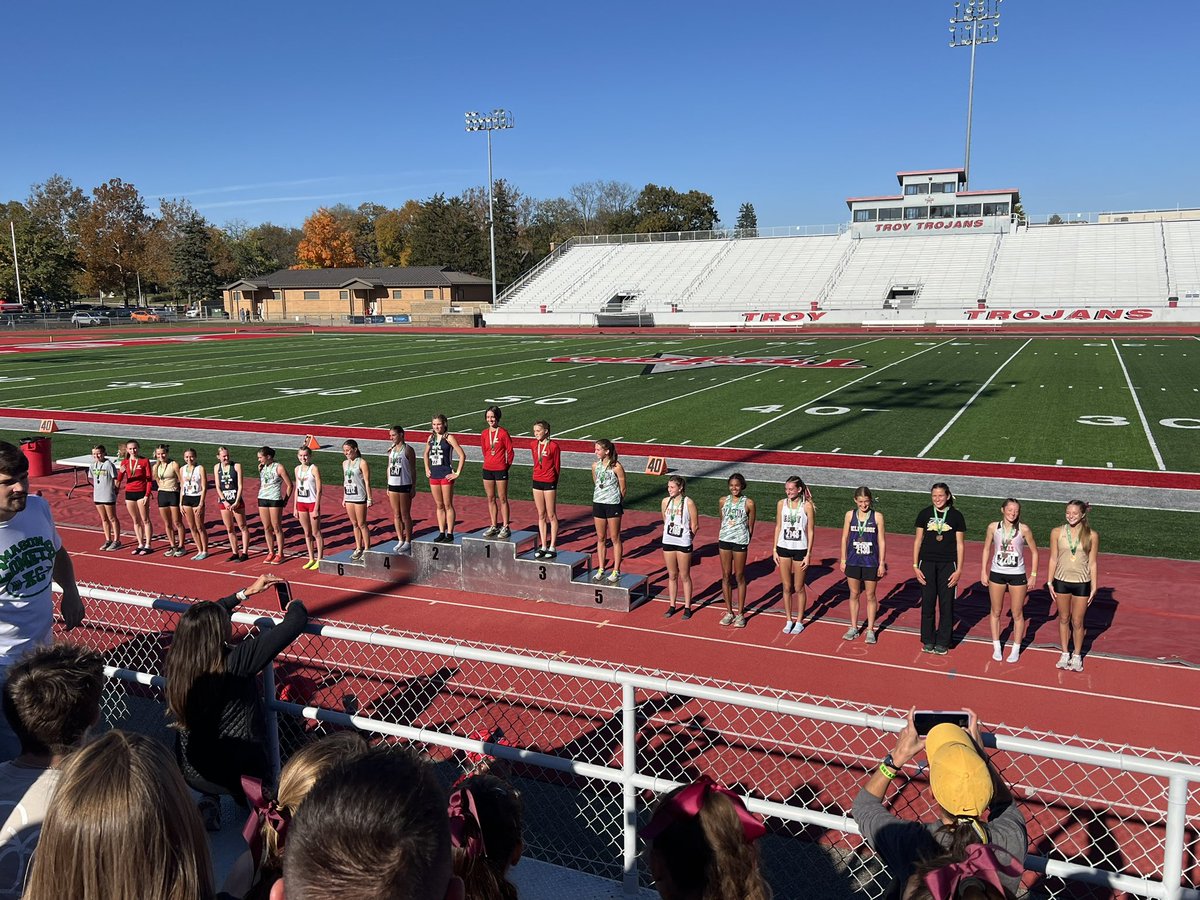 LHSWarriorsXC's tweet photo. STATE ALERT!!!!! - Hannah Glassmeyer 16th and Kendall Hoeffel 19th qualify to the state championship. They will run at Fortress Obetz next Saturday at 2:45 PM. #ProudCoach #WeLikeGoingFast https://t.co/65tGslLZjN